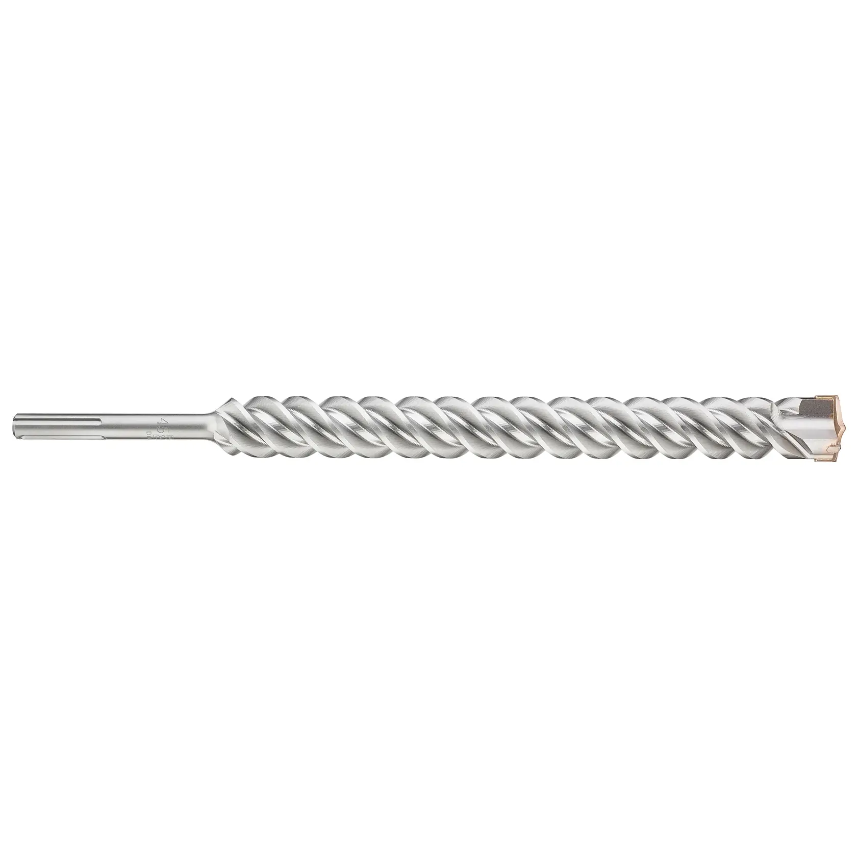 A Dewalt DT9448 SDS-Max rotary hammer drill bit with spiral design for concrete and masonry.