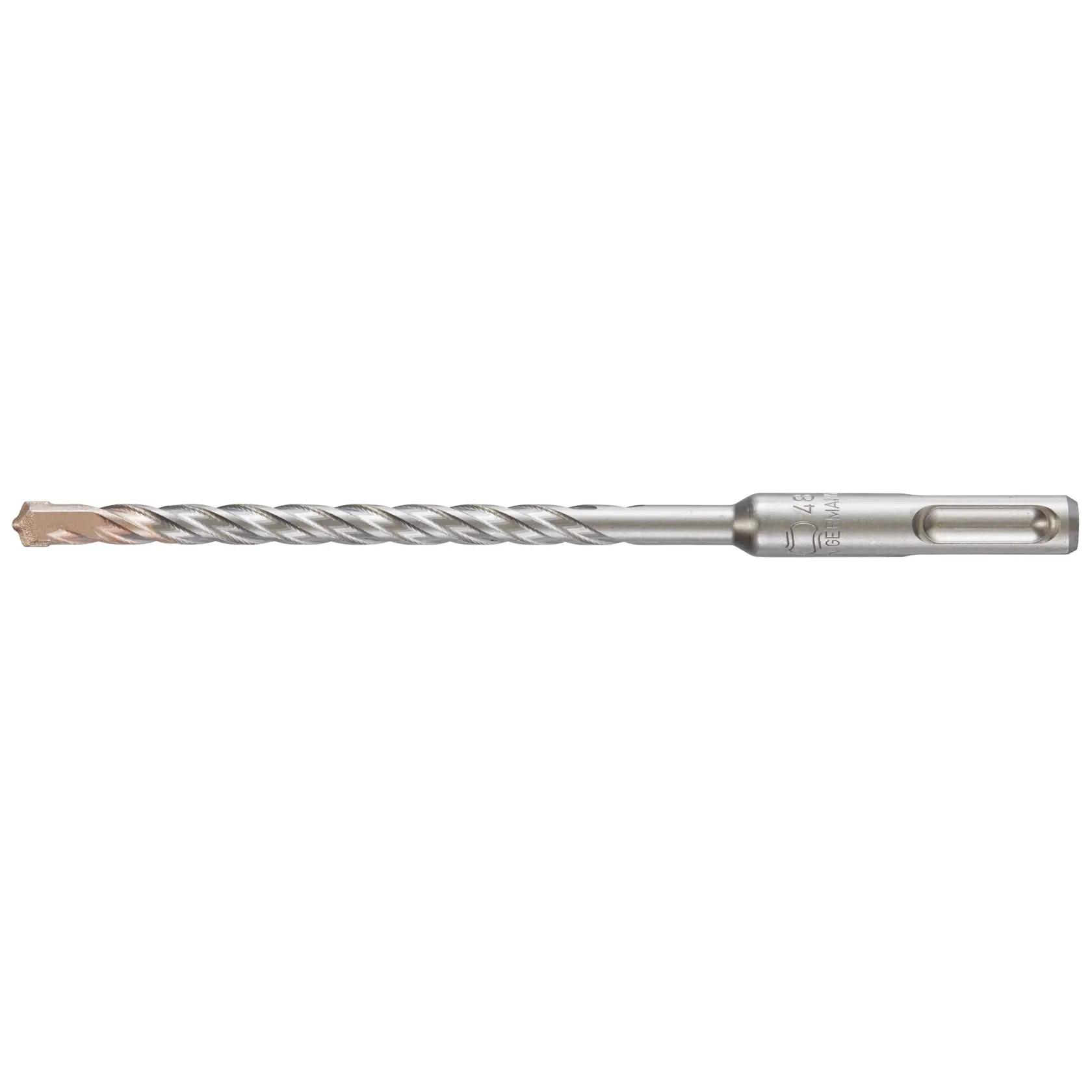 DEWALT DT9525 metal masonry drill bit with SDS-plus shank and spiral flute for rotary hammer drills.